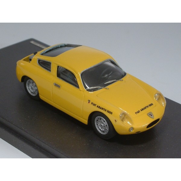 Fiat Abarth 1000 bialbero 1961 stradale giallo con motore - Standard Built 1:43 